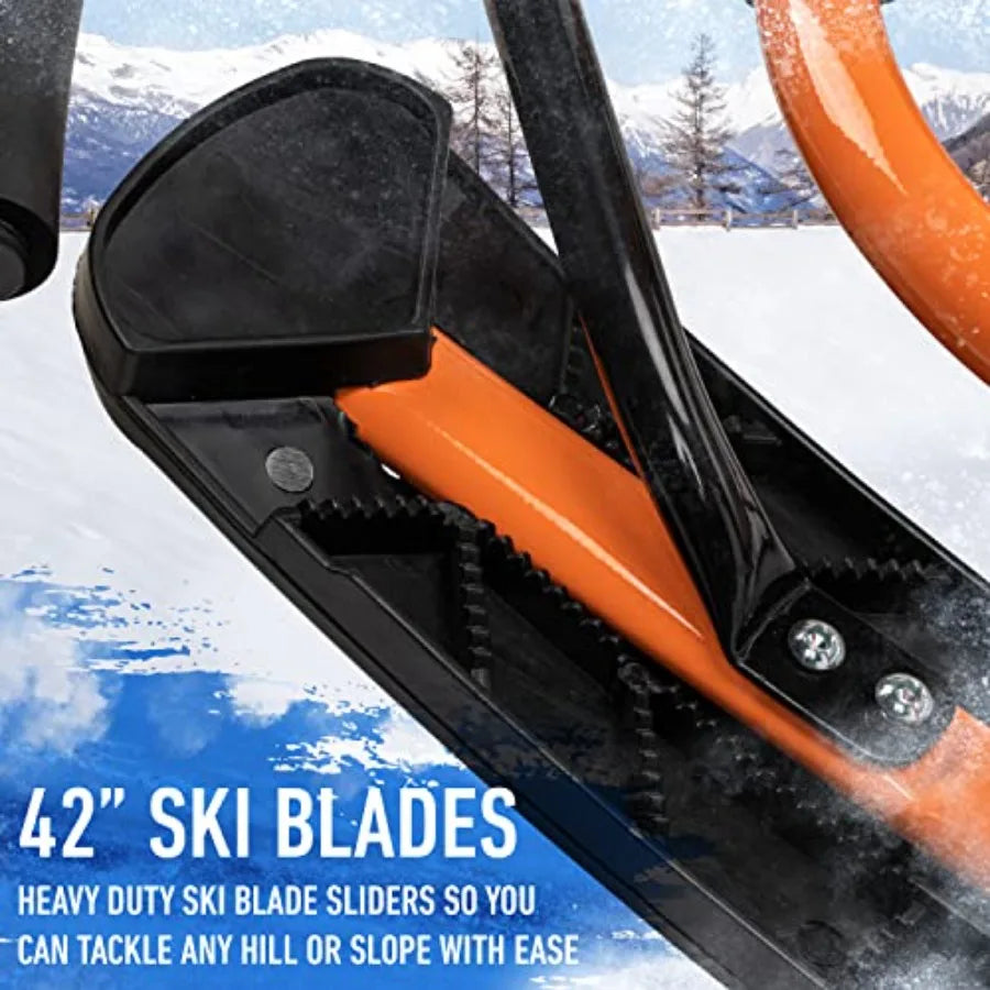 SHXI Arctic Trail Skiboard Snow Sled All Weather Durability