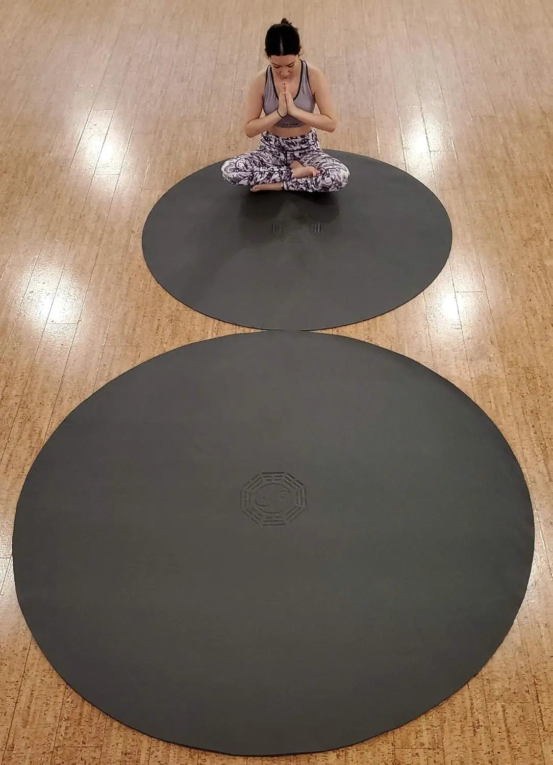 Large Round Yoga Mat For Meditation And Tai Chi Non-Slip