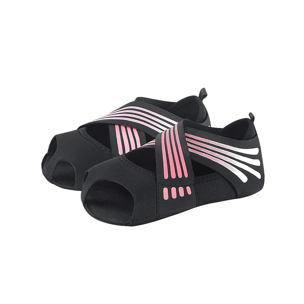 Women Non-slip Workout Yoga Shoes Anti-slip Sole Socks