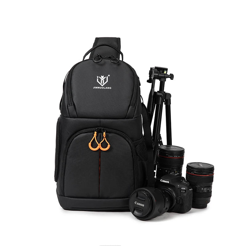 JINNUOLANG Waterproof Travel Camera Bag For DSLR And Lenses Crossbody
