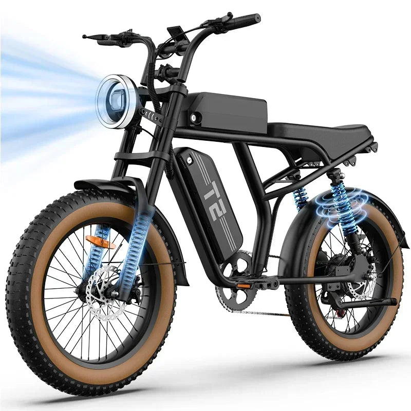 Urlife T2 E-Bike City Commuter 500W 48V 15.6Ah Battery