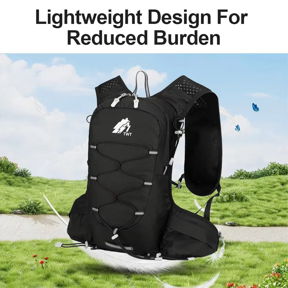 NEWBOLER Lightweight Outdoor Backpack Hydration Compatible For Hiking Cycling