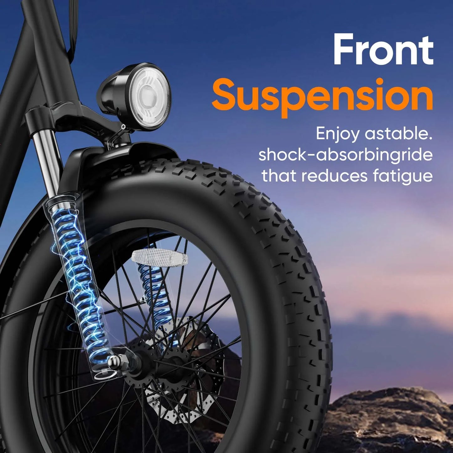 URLIFE E20PRO All-Terrain Fat Tire E-Bike 1500W Motor