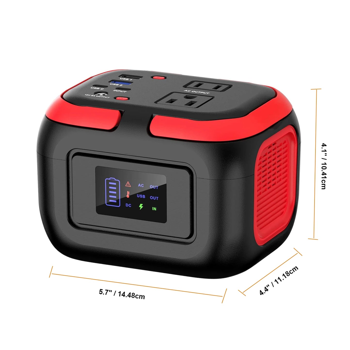 SinKeu Portable Power Station 600W Solar Generator with 110V AC