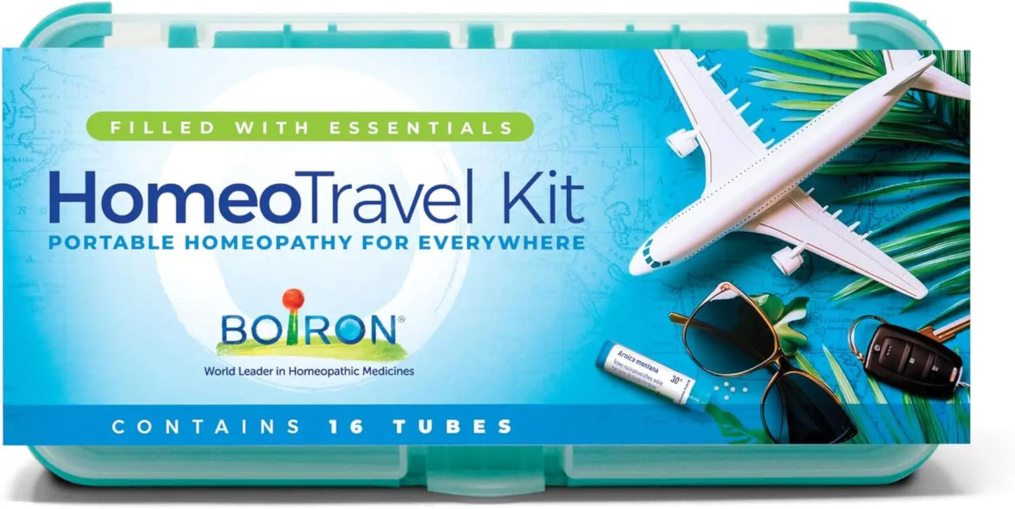 Travel First Aid Kit With Homeopathic Medicines Portable