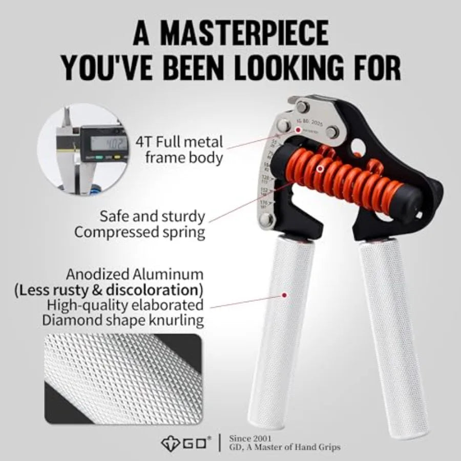 Adjustable Hand Gripper Strengthener for Athletes and Climbers