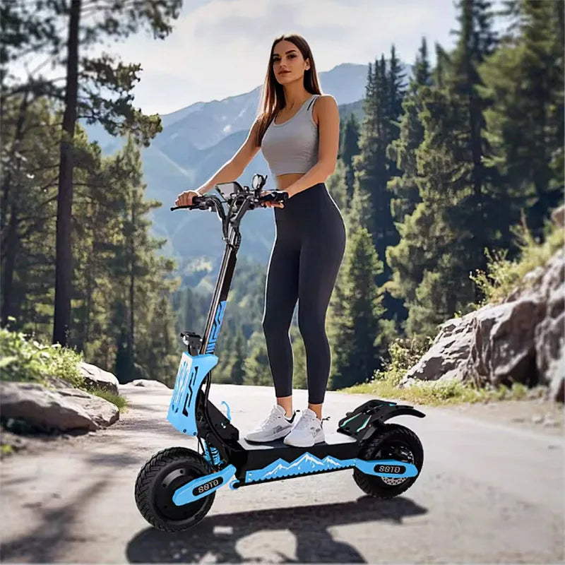 Arwibon 5600W Dual Motor Electric Scooter 46 MPH Top Speed