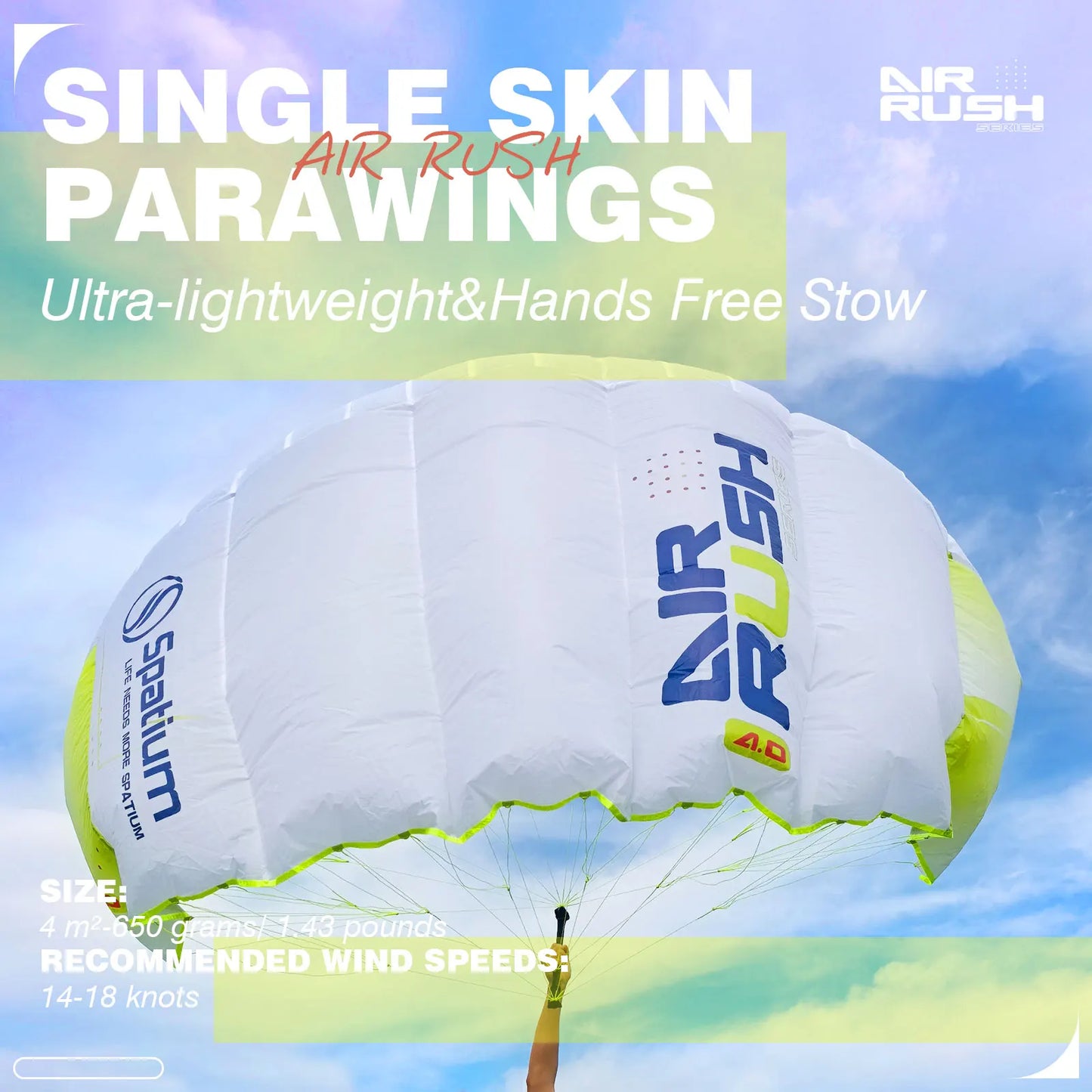 Parawing For Wingfoiling Beginners Lightweight And Easy To Use