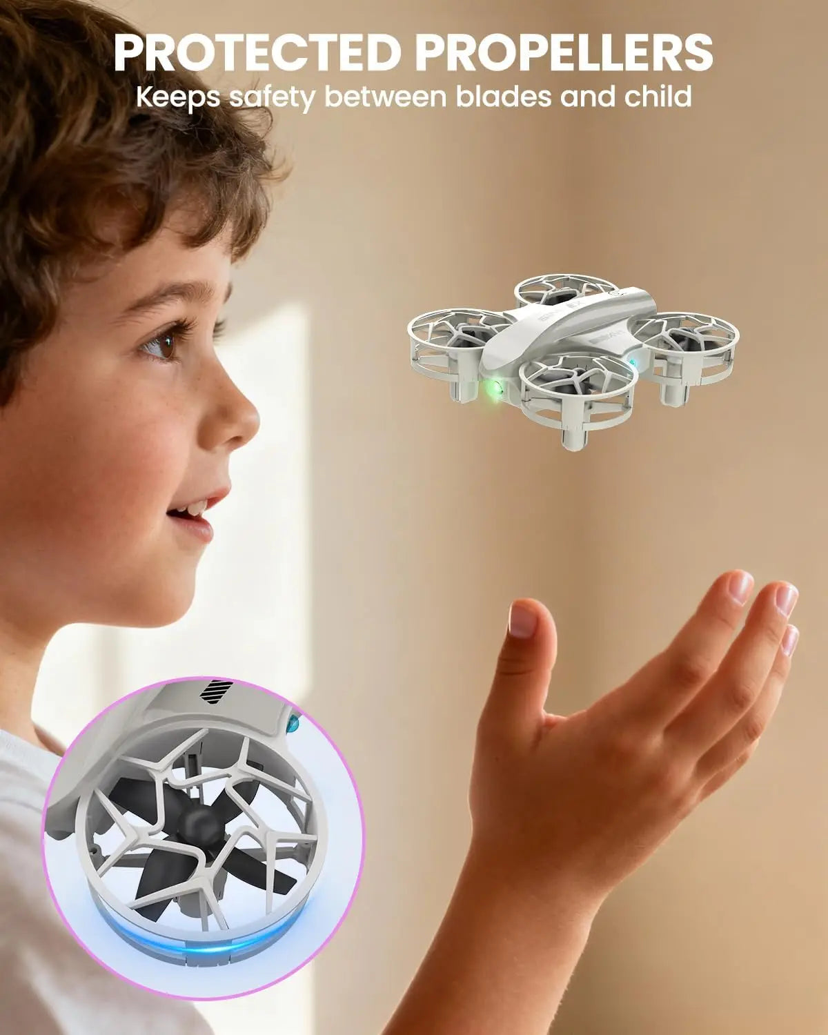 Mini RC Quad Drone For Beginners With Altitude Hold