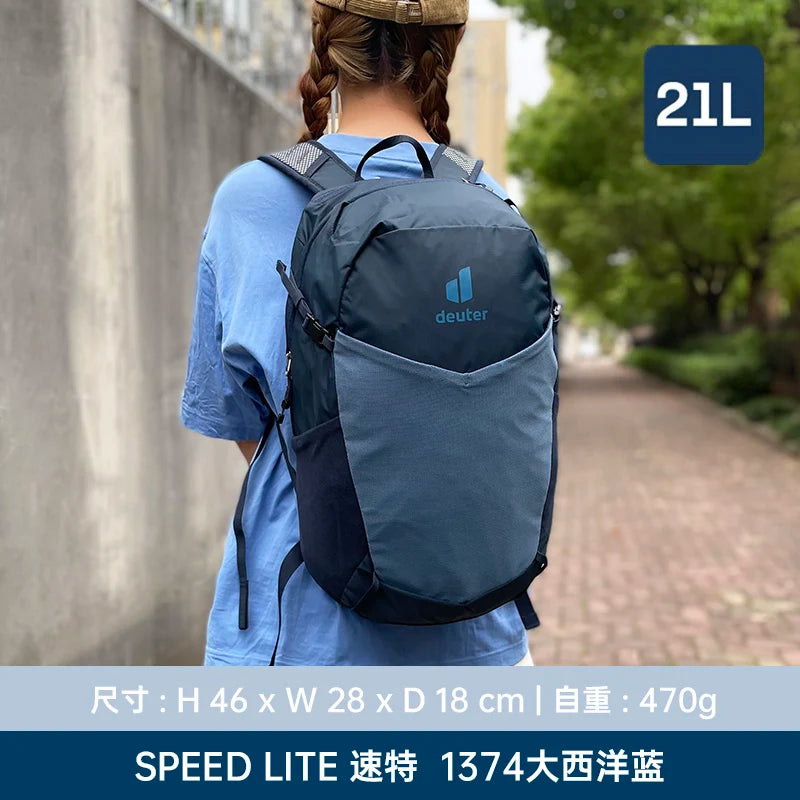 Deuter Speed Lite Hiking Bapa Outdoor 3 7 2L ex oulder Bag with Water Bottle Holder Vietnam Made Outdoor Functio...