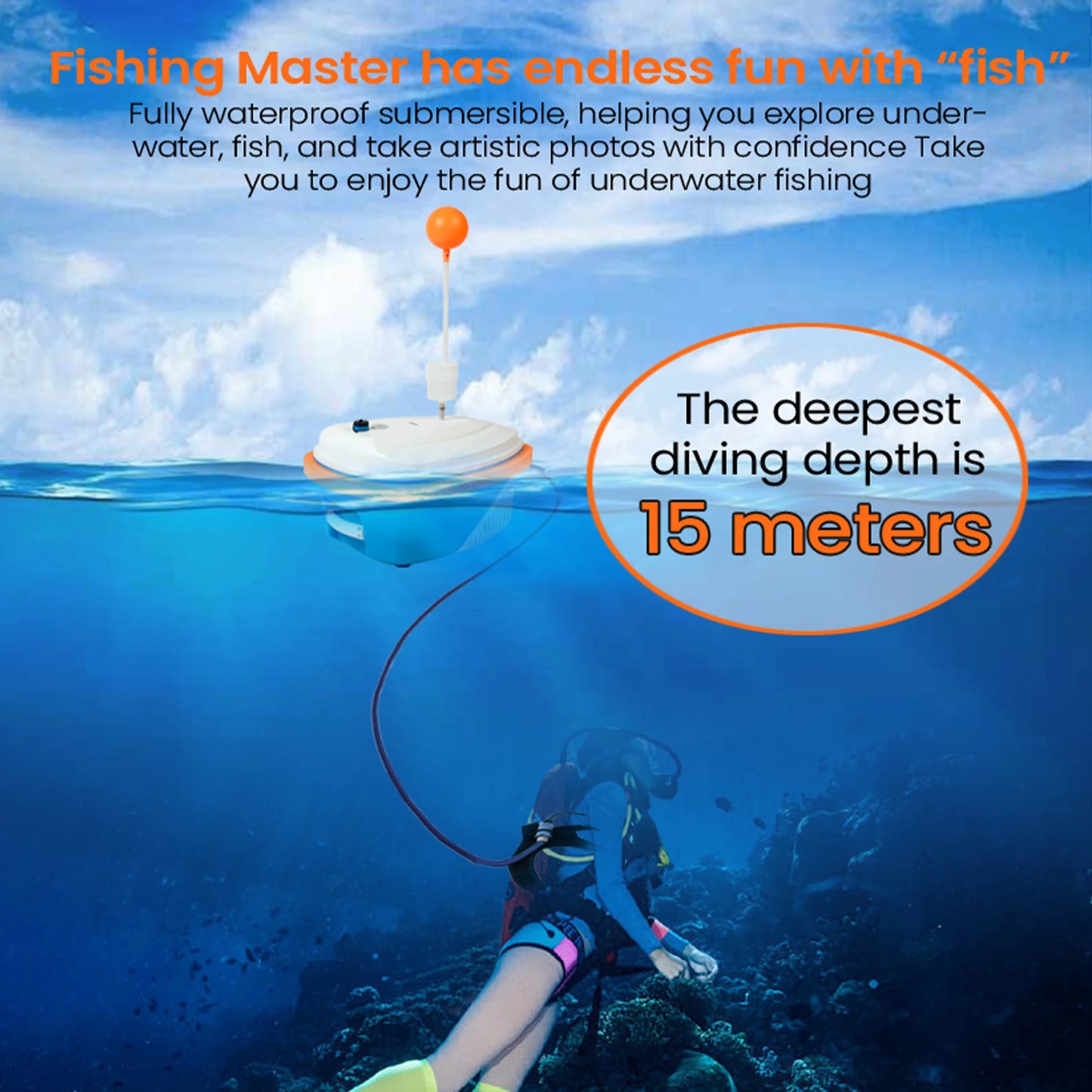TUDIVING Tankless Diving System Portable Hookah Dive With Regulator