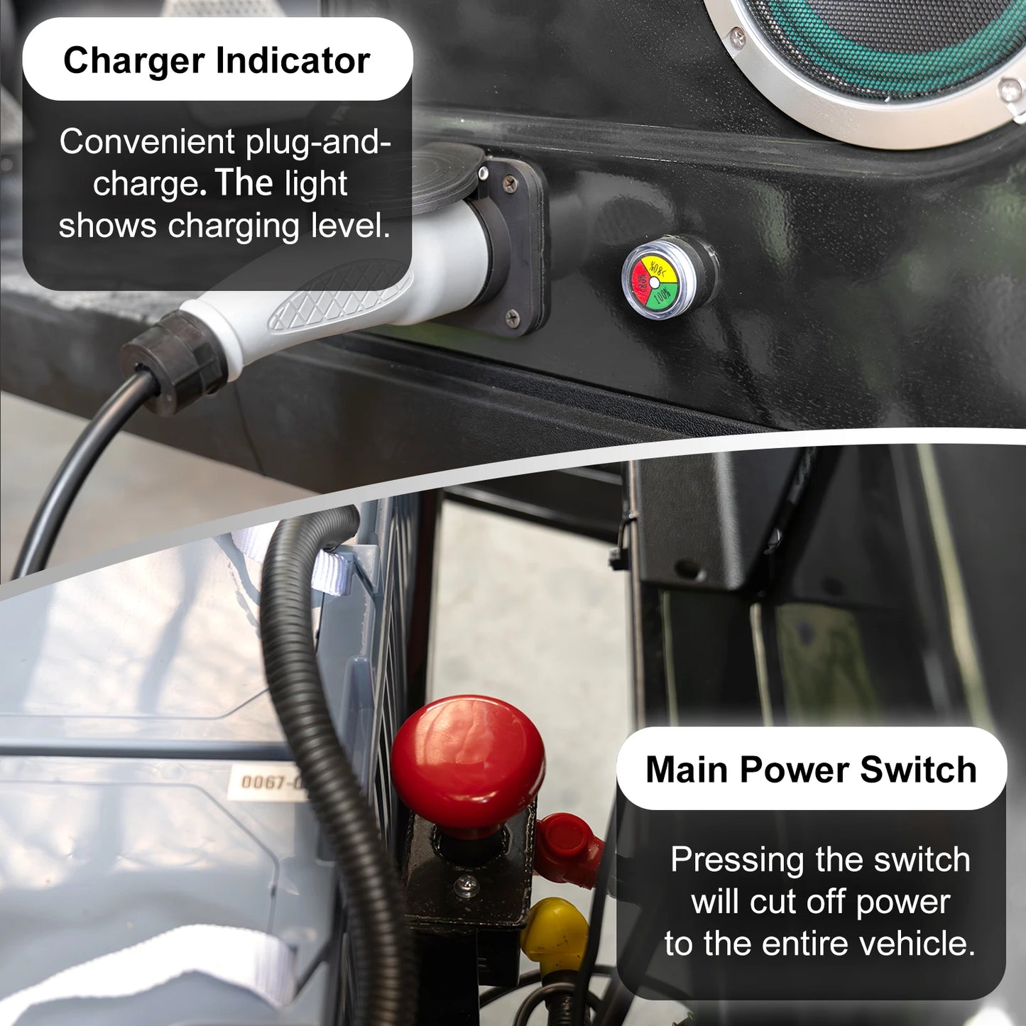NONED 60V Electric Golf Cart With 5KW Motor And Suspension