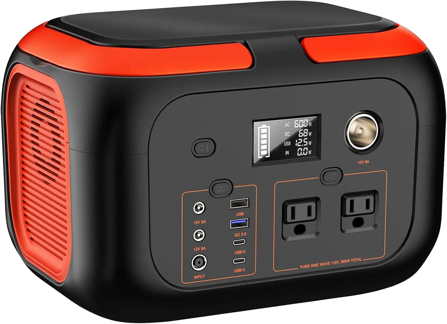 SinKeu Portable Power Station 600W 296Wh Backup Battery Pack