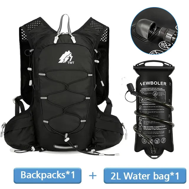 NEWBOLER Lightweight Outdoor Backpack Hydration Compatible For Hiking Cycling