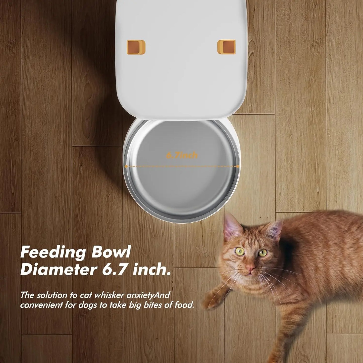 Automatic Pet Feeder 8L Timed Feeding For Dogs And Cats
