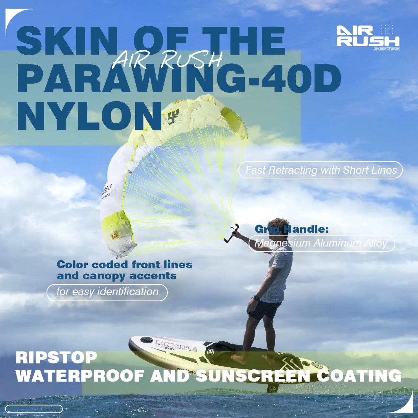 Parawing For Wingfoiling Beginners Lightweight And Easy To Use