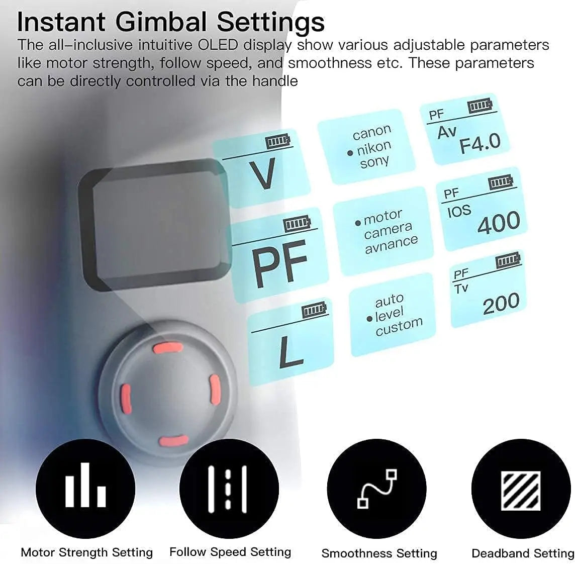Weebill S Gimbal Stabilizer For DSLR And Mirrorless Cameras