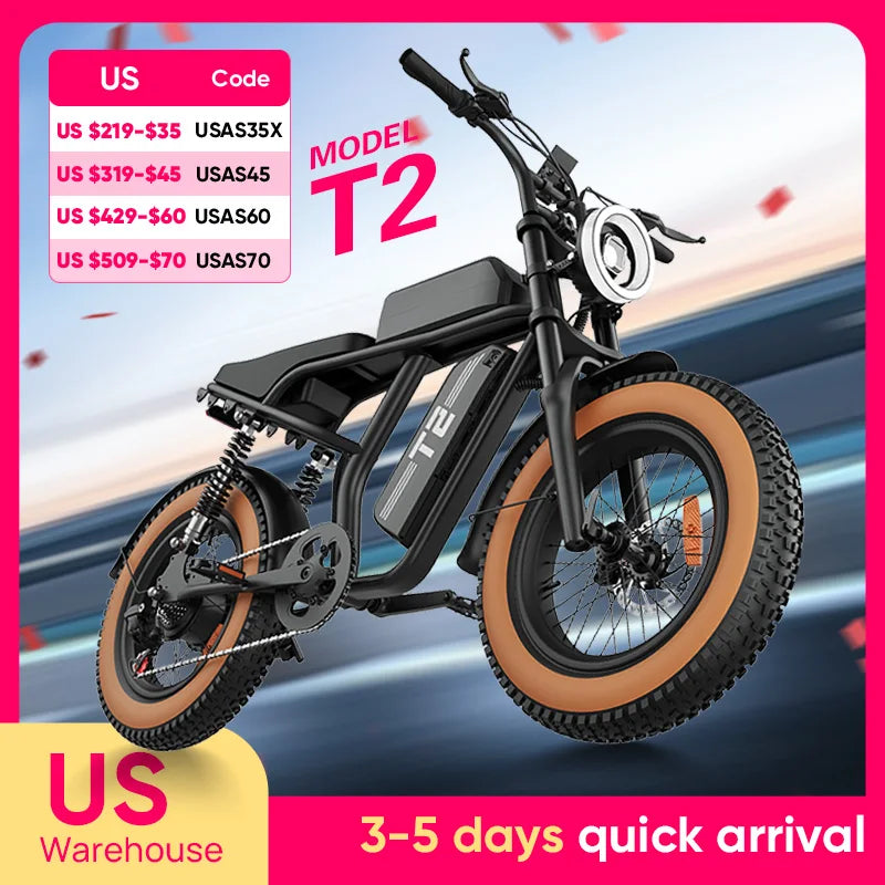 URLIFE Peak 1500W Electric Mountain Bike Removable Battery