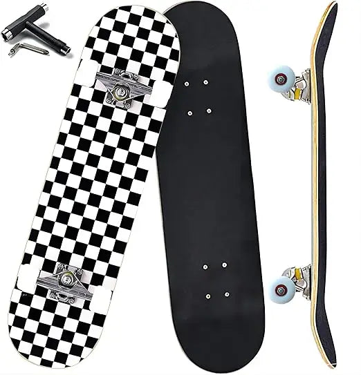 SHXI Pro Complete Skateboard For Beginners And All Skill Levels
