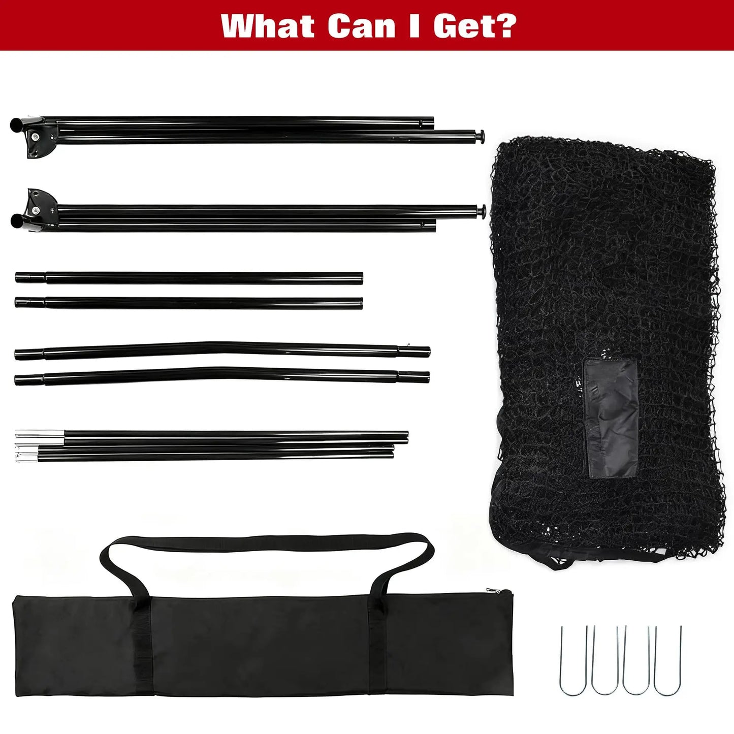 HiMISS Golf Practice Net Portable Backyard Hitting Net With Bag
