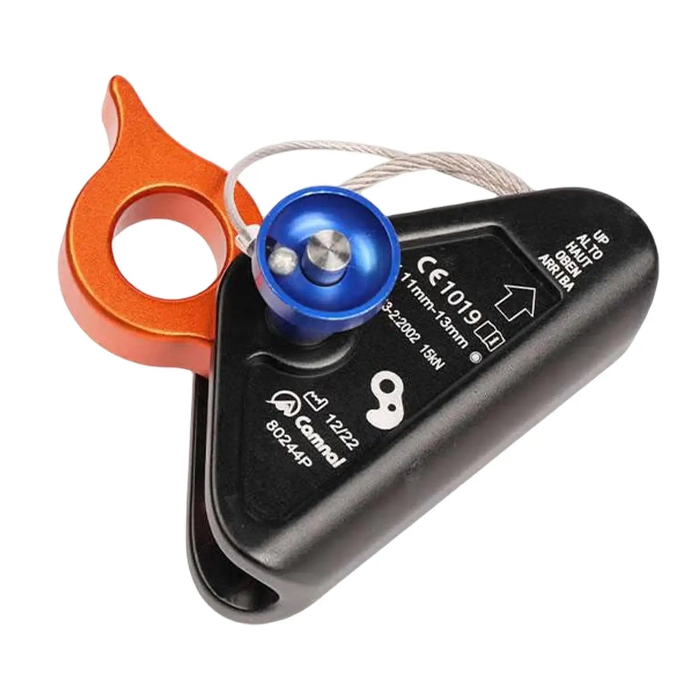 Rope Grab Ascender Fall Protection Riser Adjuster for Rock Climbing