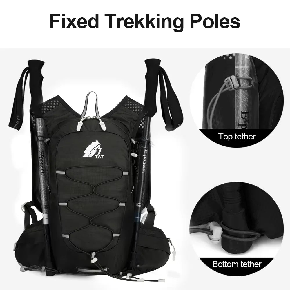 NEWBOLER Lightweight Outdoor Backpack Hydration Compatible For Hiking Cycling