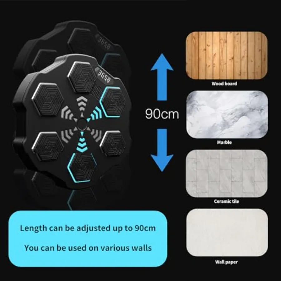 SHXI Wall Mounted Bluetooth Boxing Trainer With Gloves And Target