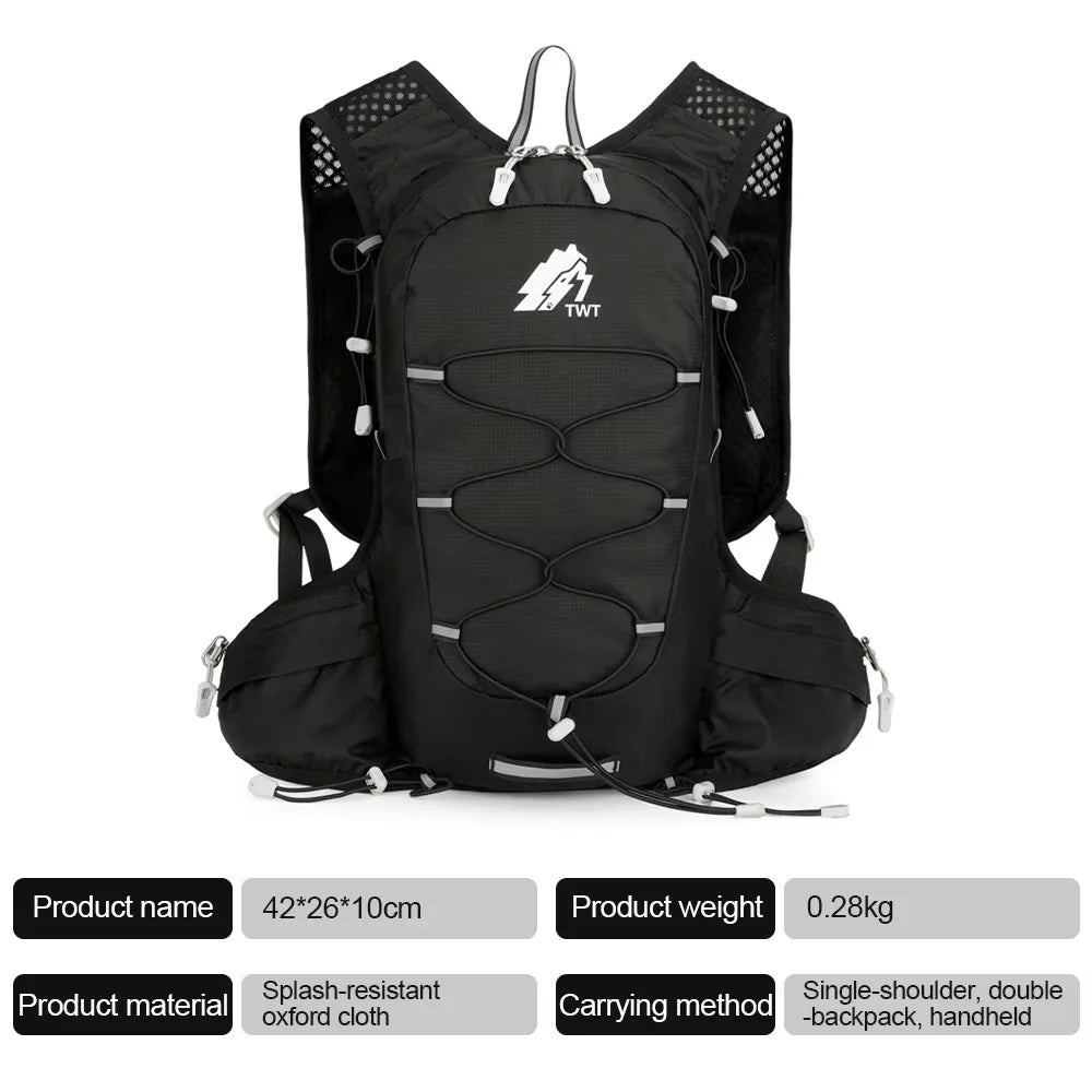 NEWBOLER Lightweight Outdoor Backpack Hydration Compatible For Hiking Cycling