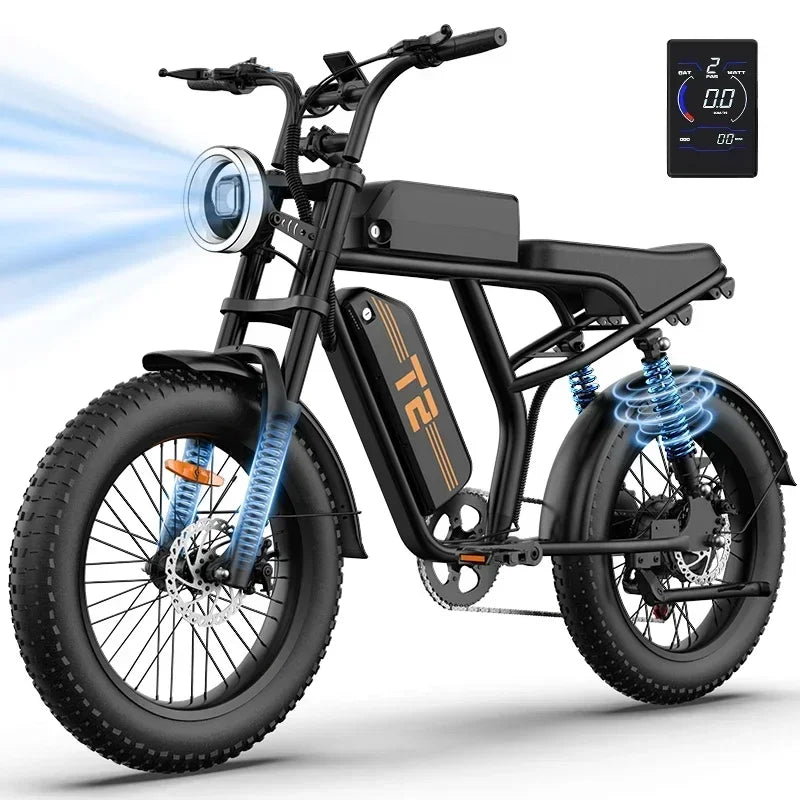 Urlife T2 E-Bike City Commuter 500W 48V 15.6Ah Battery